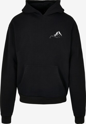 Merchcode Sweatshirt 'Love Birds' in Black: front