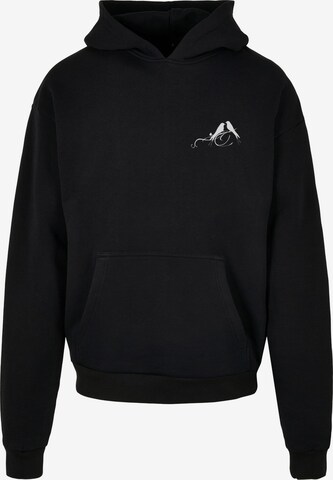 Merchcode Sweatshirt 'Love Birds' in Schwarz: predná strana