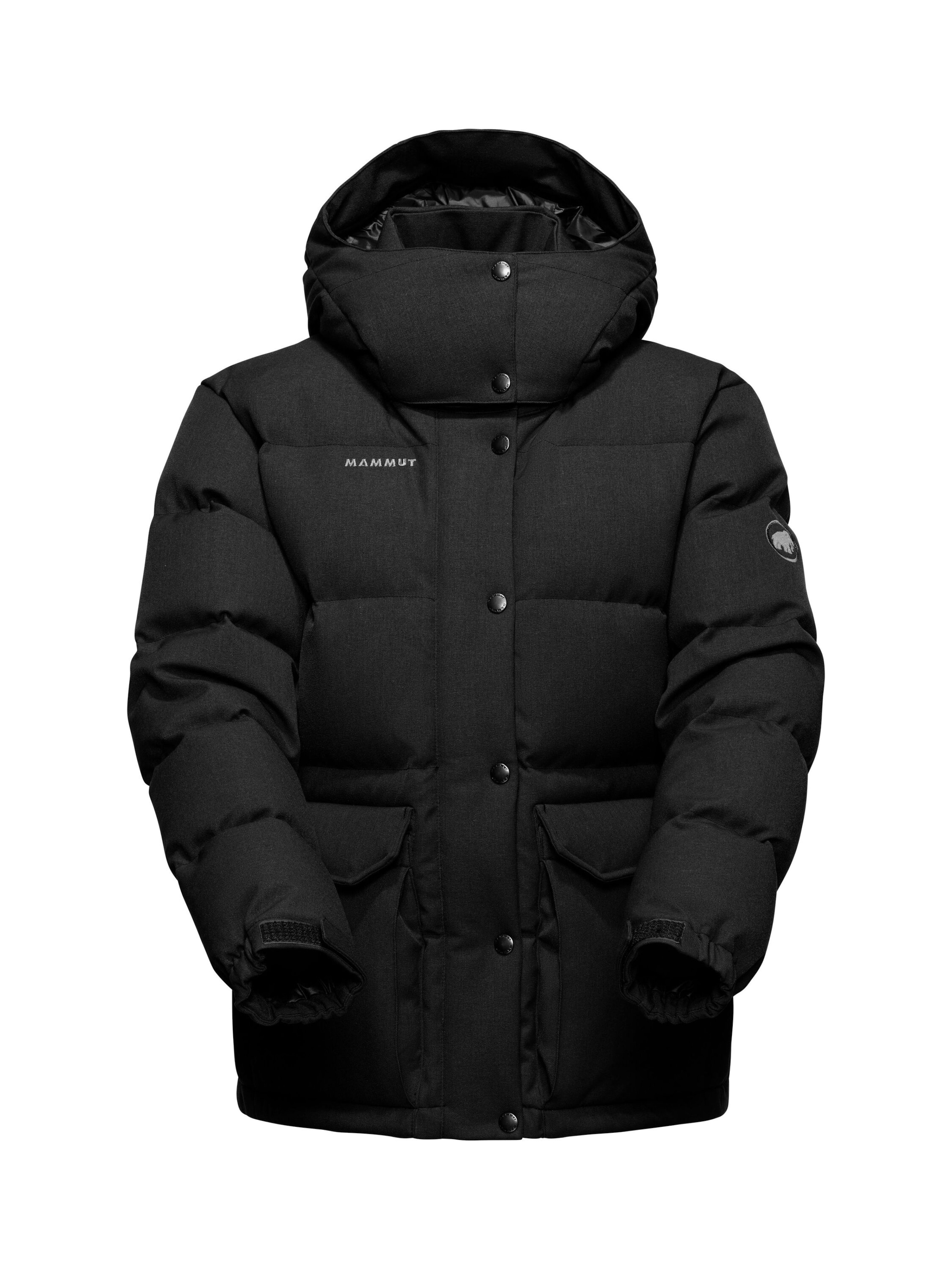 MAMMUT Outdoor Jacket in Black: front