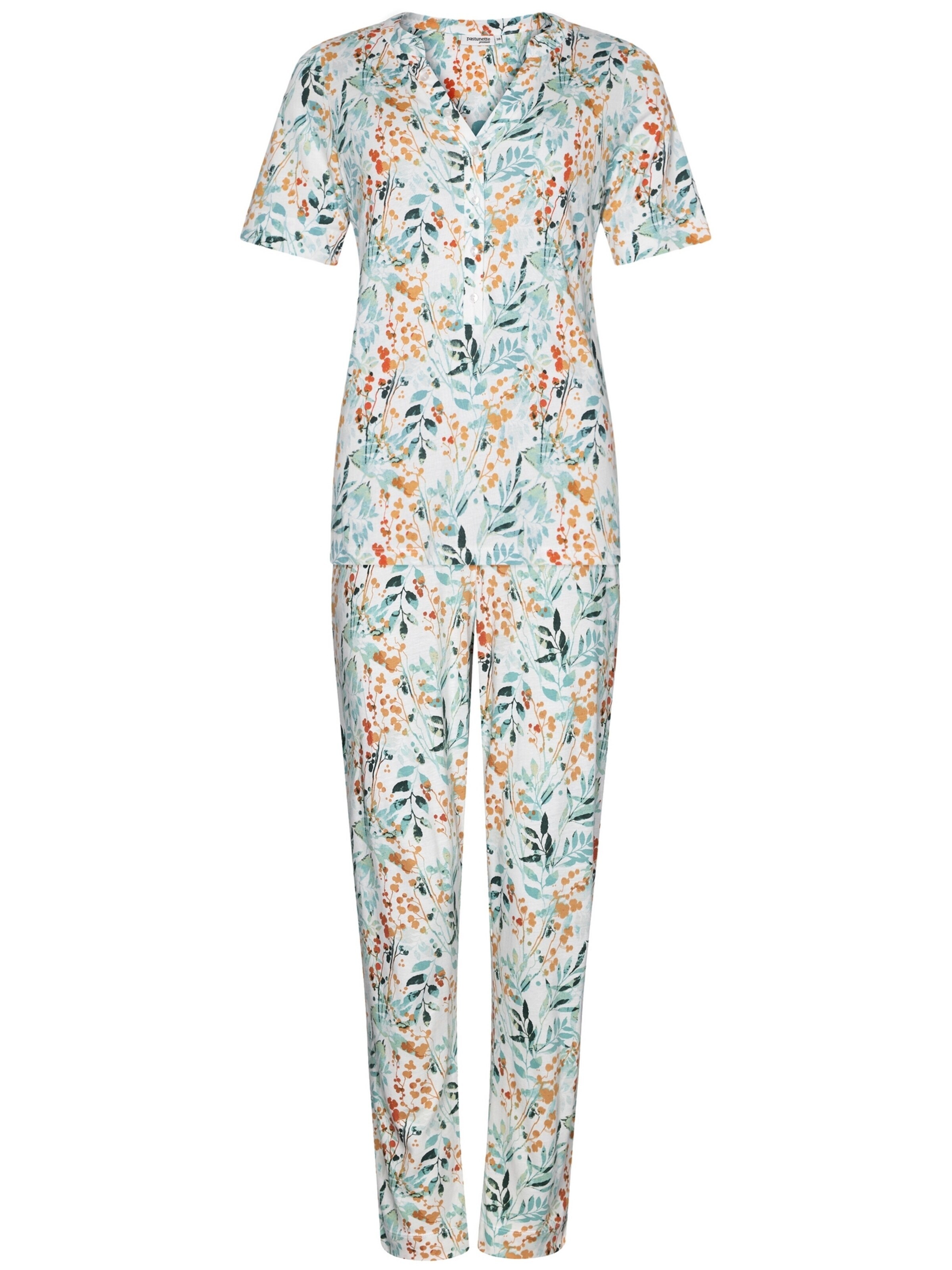 Pastunette Pajama in White: front