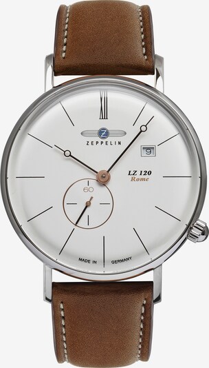 Zeppelin Uhr 'LZ120 Rome' in braun / silber / weiß, Produktansicht