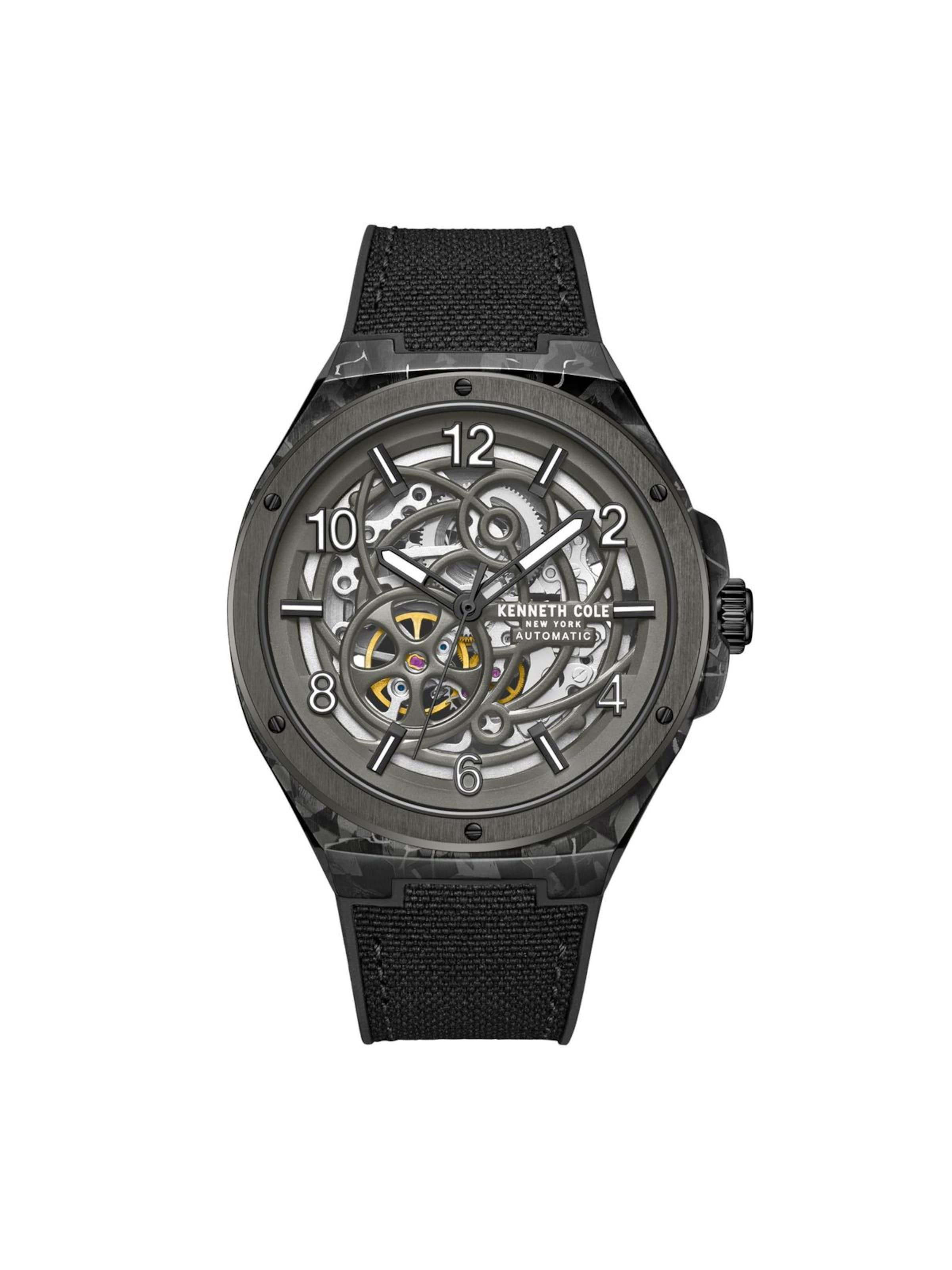 Kenneth Cole Analoog horloge in Grijs: voorkant