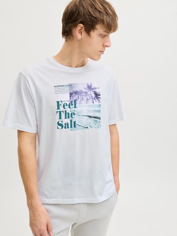 JJ Rebel Majica 'JREBMILES' | bela barva