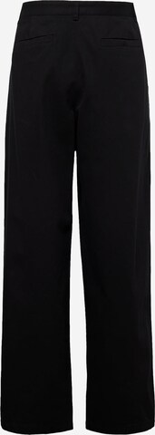 Wide leg Pantaloni con pieghe 'MILO' di Wax London in nero