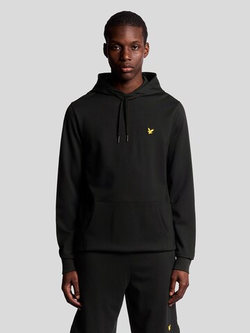 Lyle & Scott Sweatshirt in Zwart: voorkant