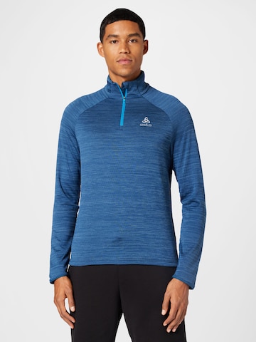 ODLO Performance Shirt 'Run Easy' in Blue: front