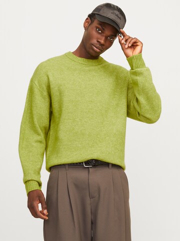JACK & JONES Свитер 'JOROLLIE' в Зеленый: спереди