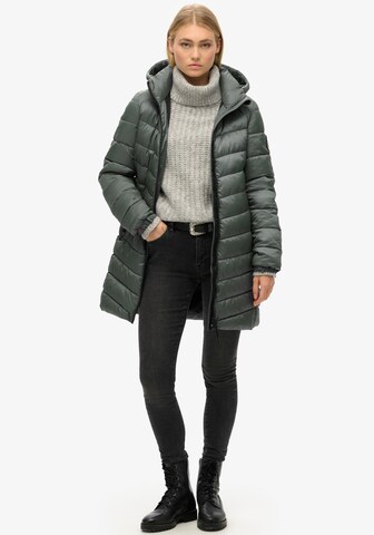 Superdry Winter Coat 'Fuji' in Green
