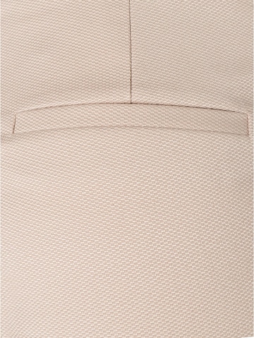 MORE & MORE Regular Trousers with creases in Beige