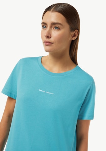 T-shirt comma casual identity en bleu