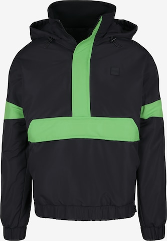 Urban Classics Between-Season Jacket in Green: front