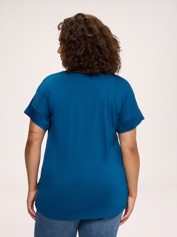 T-shirt Fiorella Rubino en bleu