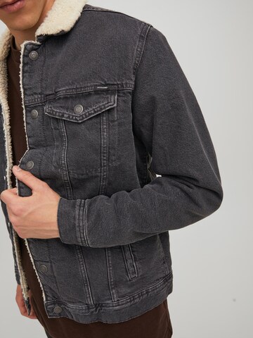 JACK & JONES Between-season jacket 'Jean' in Grey