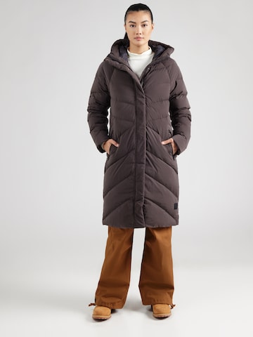 Manteau outdoor 'Marienplatz' JACK WOLFSKIN en marron : devant