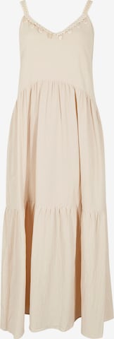 Robe ' ' Apricot en beige : devant