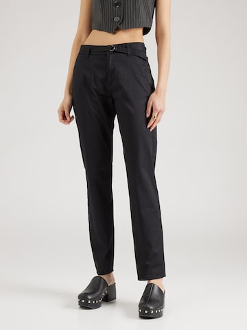 Regular Pantalon chino s.Oliver en noir : devant