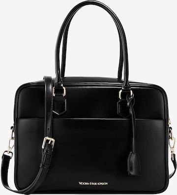 Victoria Hyde Handbag in Black: front