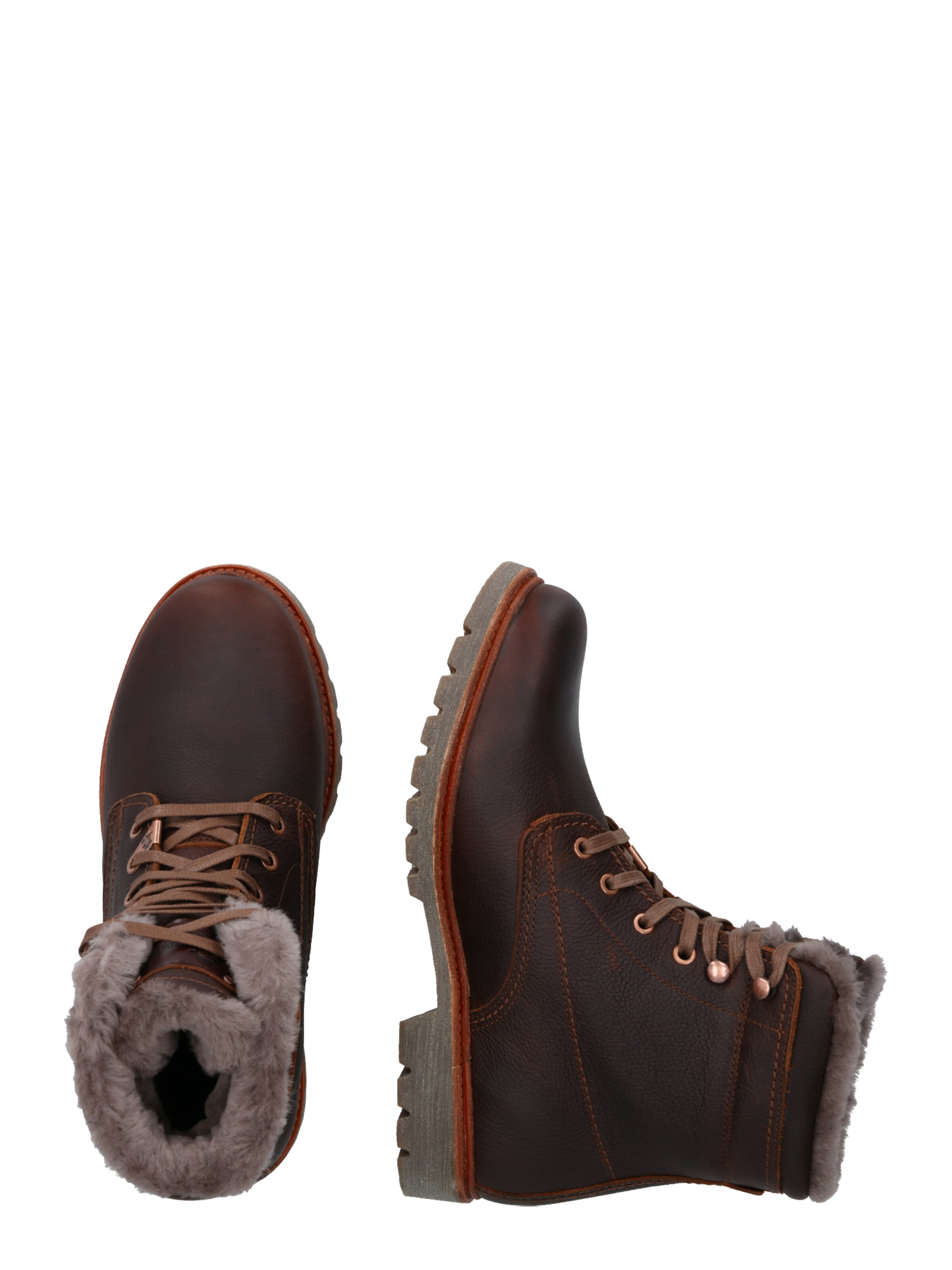 PANAMA JACK Buty sznurowane 'Aviator Igloo' w kolorze brązowy