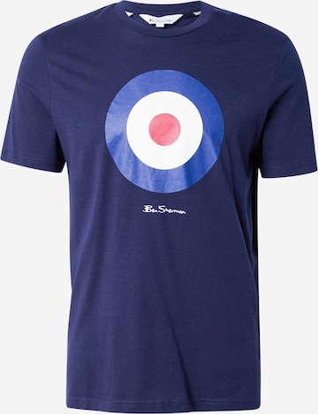 Ben Sherman Футболка 'Signature Target' в Синий: спереди