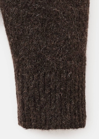 MANGO MAN Knit Cardigan 'Oreo' in Brown