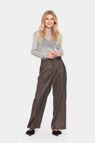 SAINT TROPEZ Shirt 'SZ Delila' in Silver