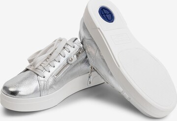 VITAFORM High-Top Sneakers in Silver
