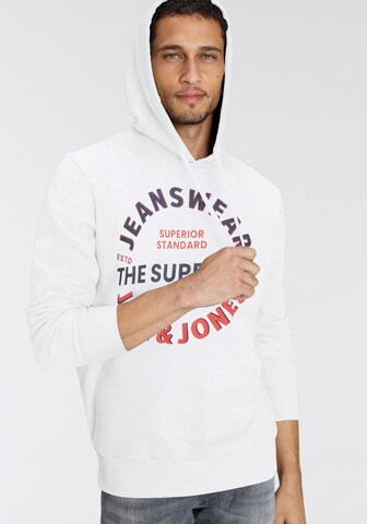 JACK & JONES Sweatshirt in Weiß