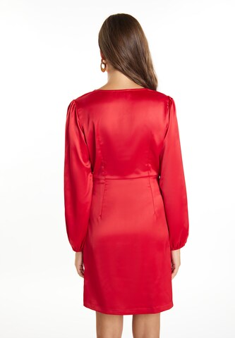 Robe de cocktail faina en rouge