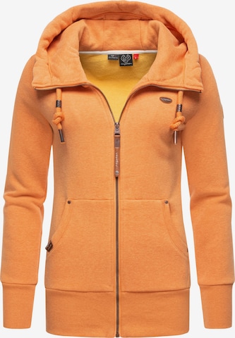 Ragwear - Sudadera con cremallera 'Neska' en naranja: frente