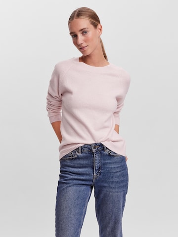 VERO MODA Sweater 'Doffy' in Pink: front