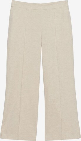 Someday Wide leg Broek in Beige: voorkant