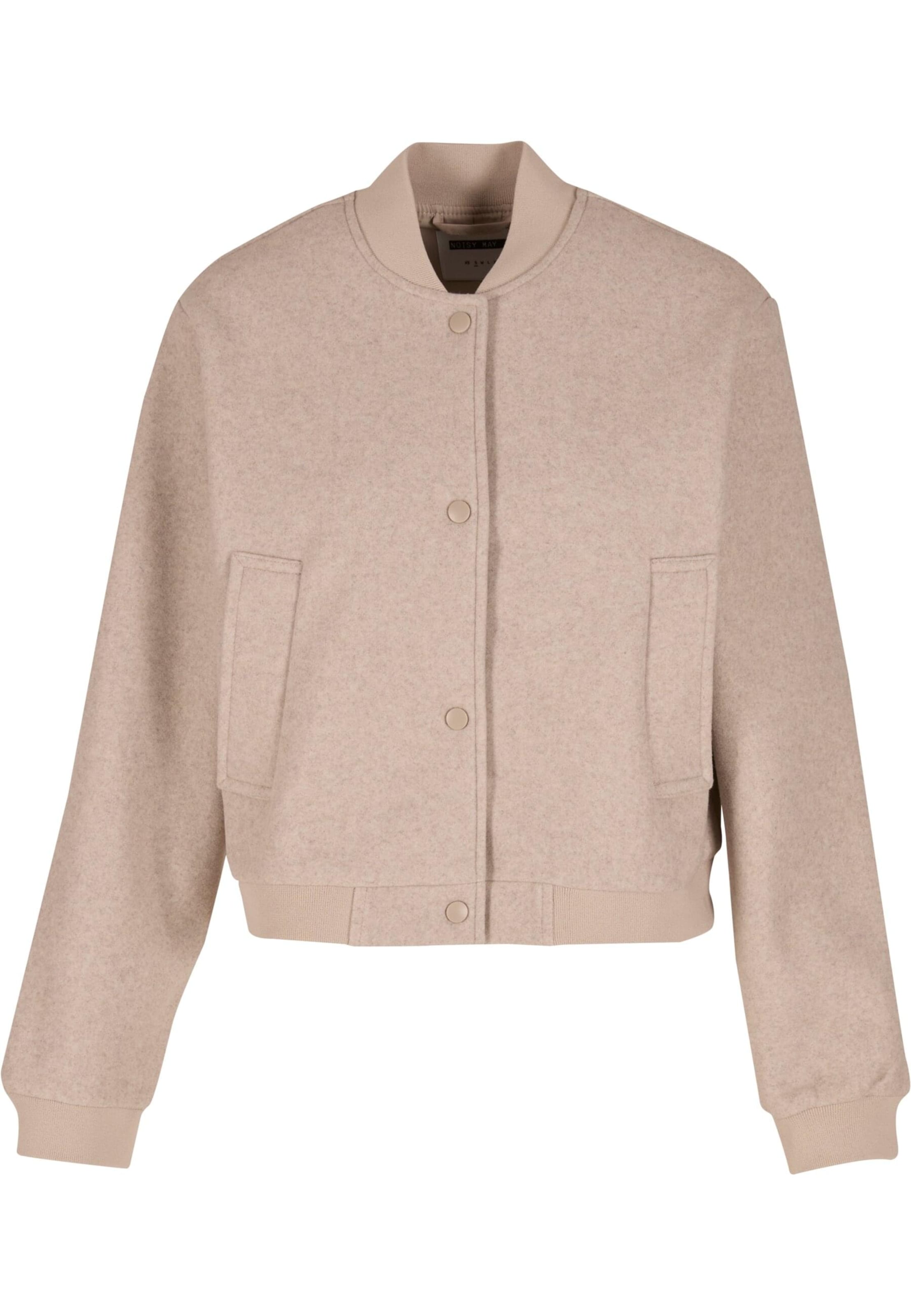 Noisy may Between-Season Jacket 'NMEddi' in Beige: front