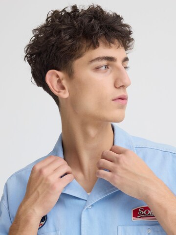 !Solid - Comfort Fit Camisa ' SDBoone ' em azul