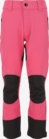 ZigZag Regular Workout Pants 'Scorpio' in Pink: front