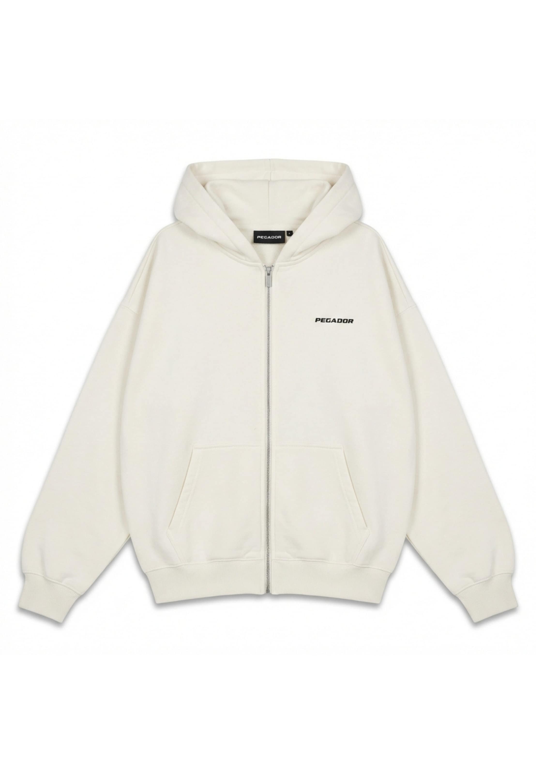 Giacca di felpa 'Clarita' di Pegador in beige: frontale