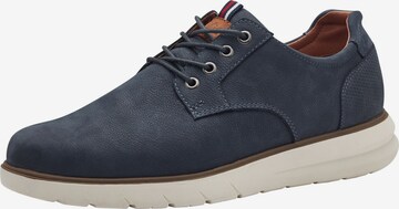 s.Oliver Lace-Up Shoes in Blue: front