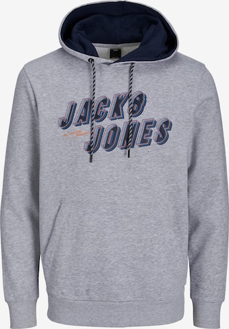 JACK & JONES Sweatshirt 'Friday' in Grey: front