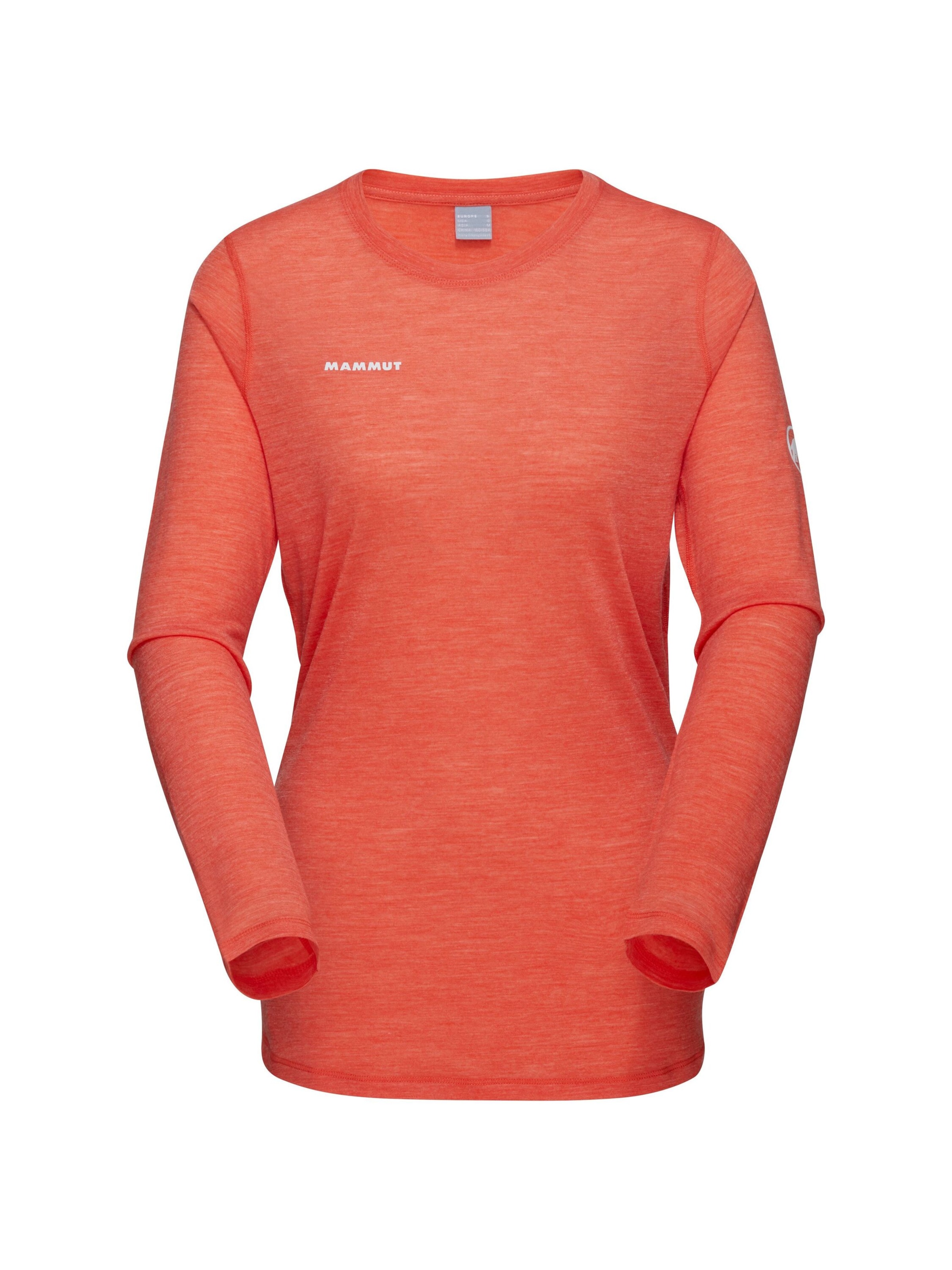 MAMMUT Funktionsshirt 'Tree Wool' in Orange: Vorderseite