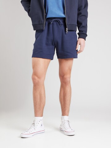 HOLLISTER Regular Trousers in Grey: front
