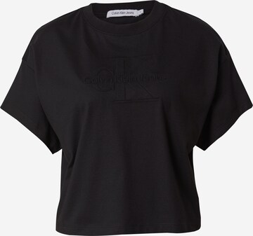 Calvin Klein Jeans T-Shirt in Schwarz: predná strana