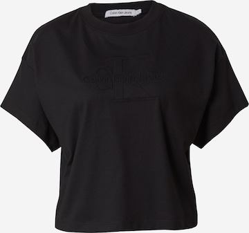 Calvin Klein Jeans Póló - fekete: elől