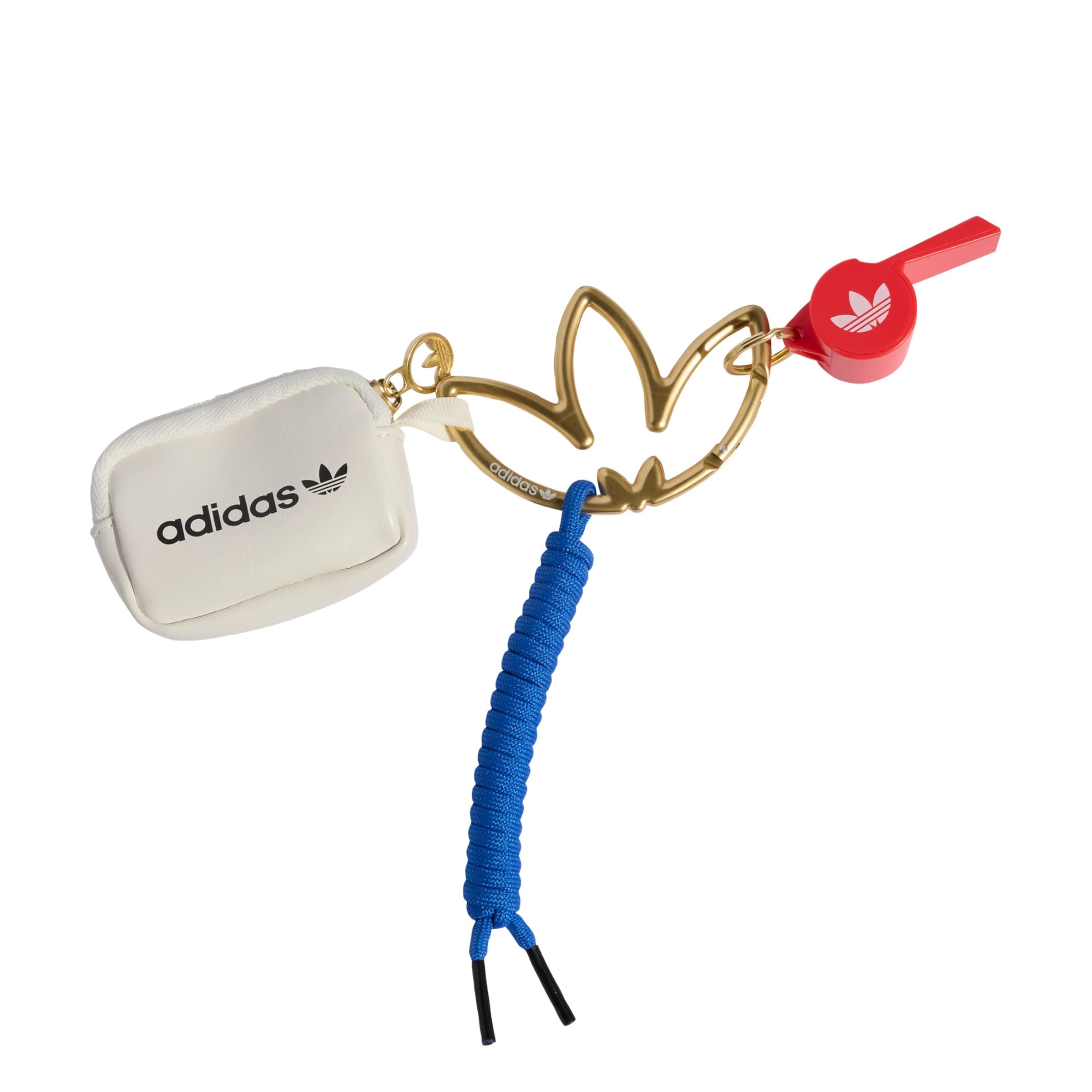 ADIDAS ORIGINALS - Llavero 'KEY' en oro: frente