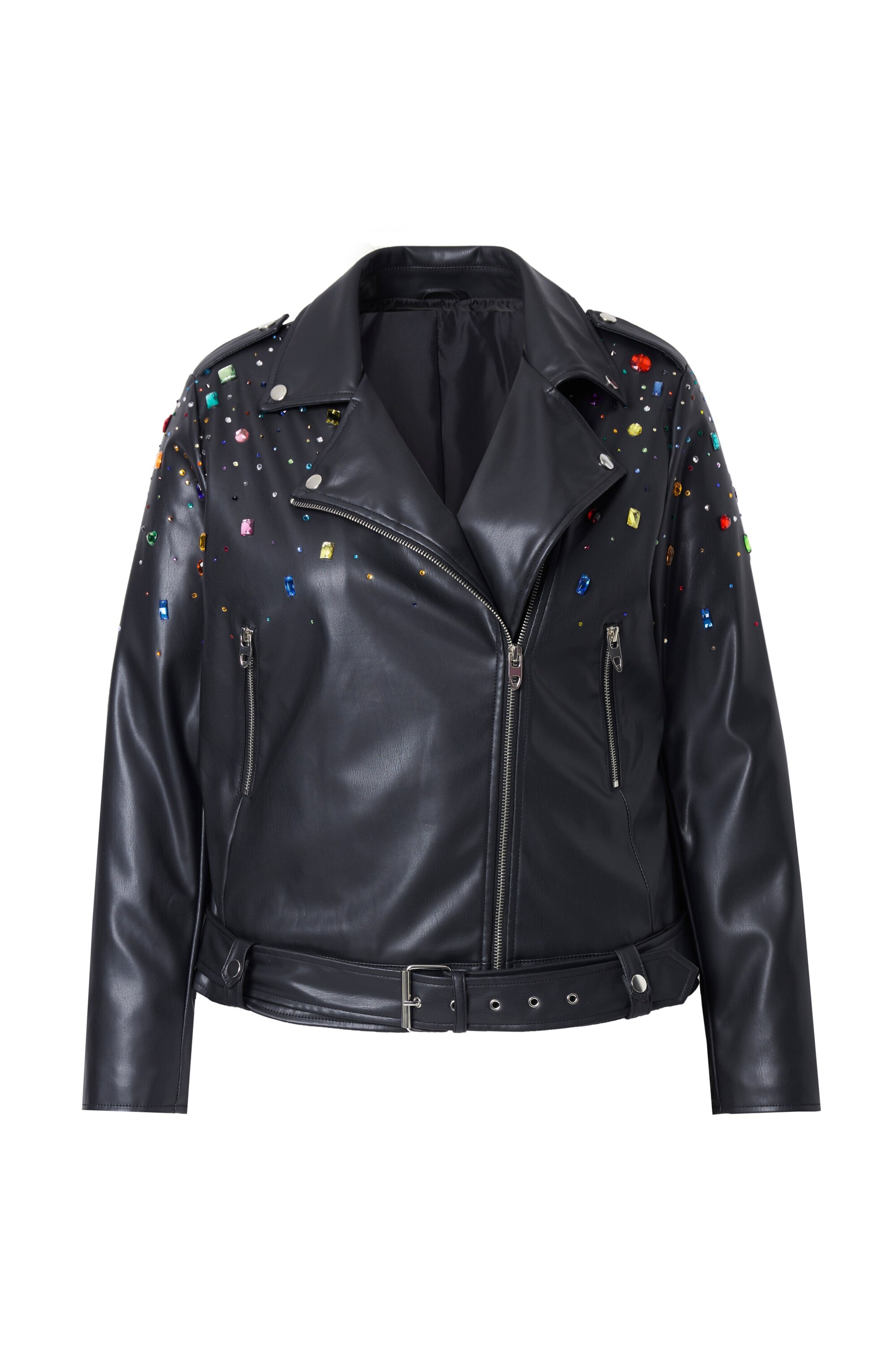 Angel of Style Tussenjas in Zwart: voorkant