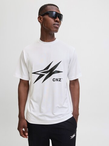 JACK & JONES - Camiseta 'JCOCNZAMSTERDAM' en blanco