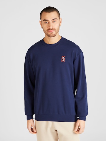 ADIDAS PERFORMANCE Athletic Sweatshirt 'Juventus Turin Cultural Story' in Blue: front