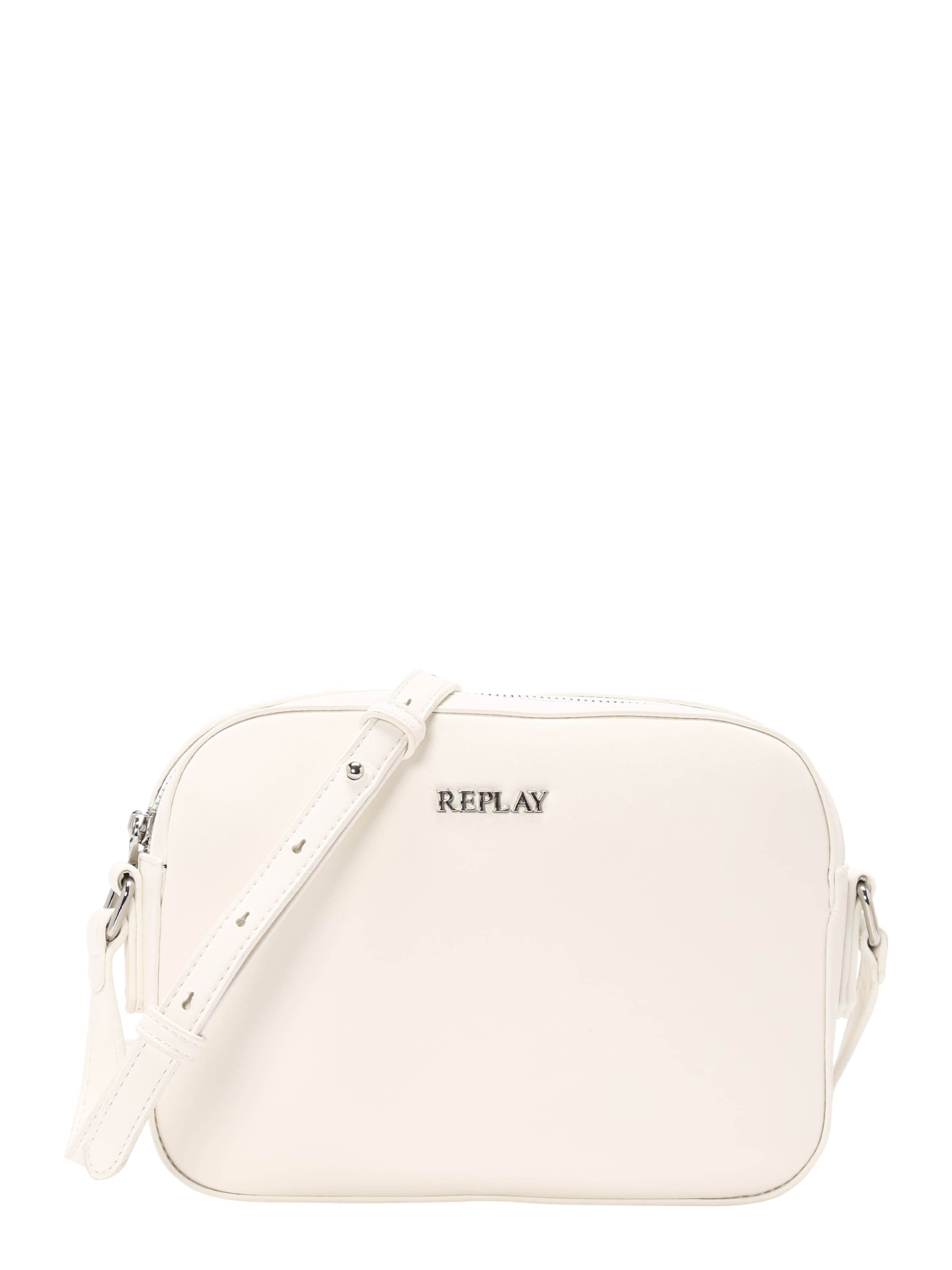 REPLAY Schoudertas in Wit: voorkant