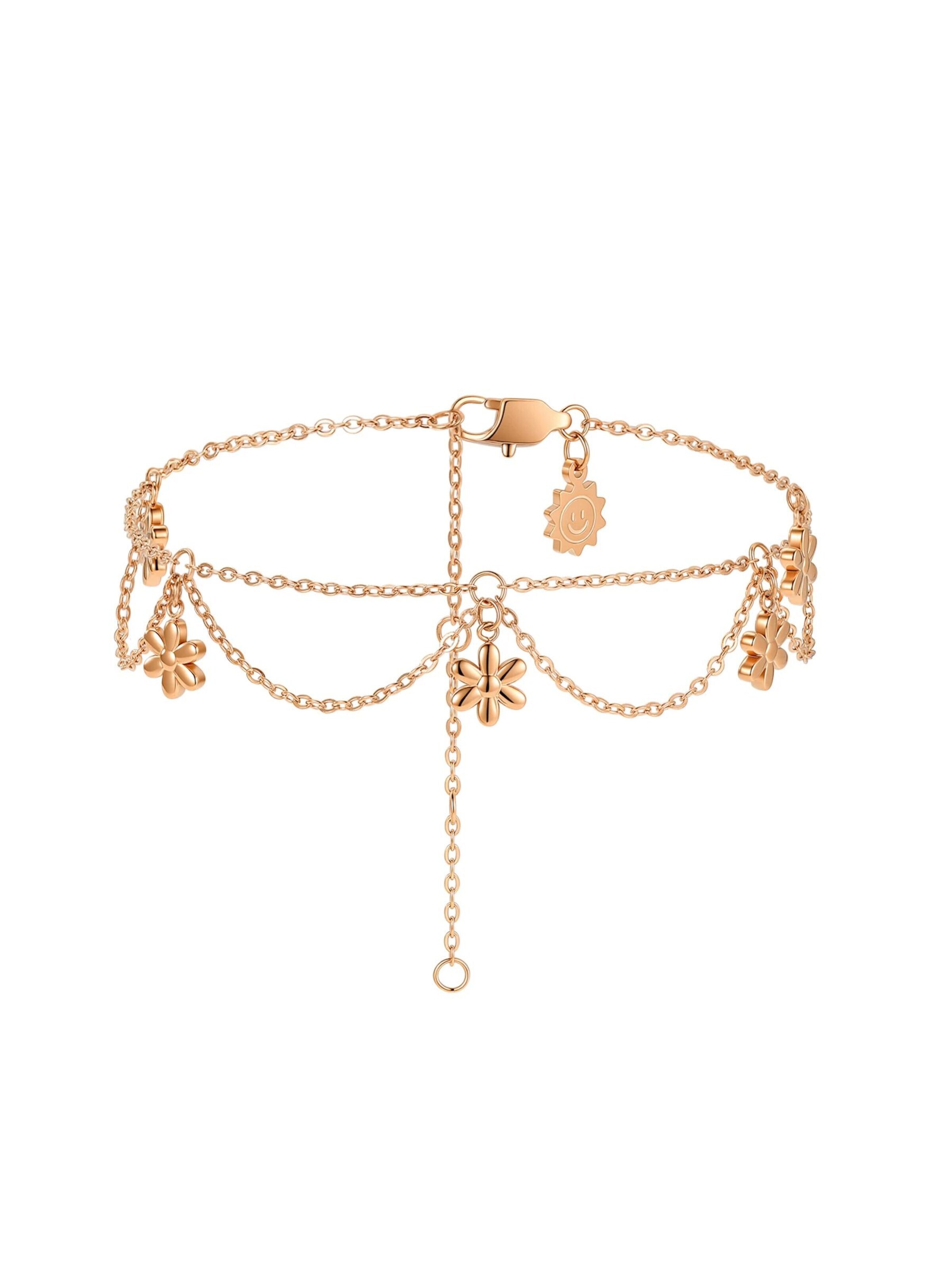 Bijoux de pied 'Daisy Flower' Hey Happiness en or