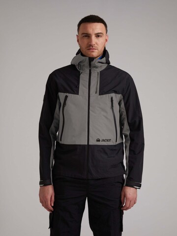 JACK1T Weatherproof jacket 'Krypton' in Grey: front