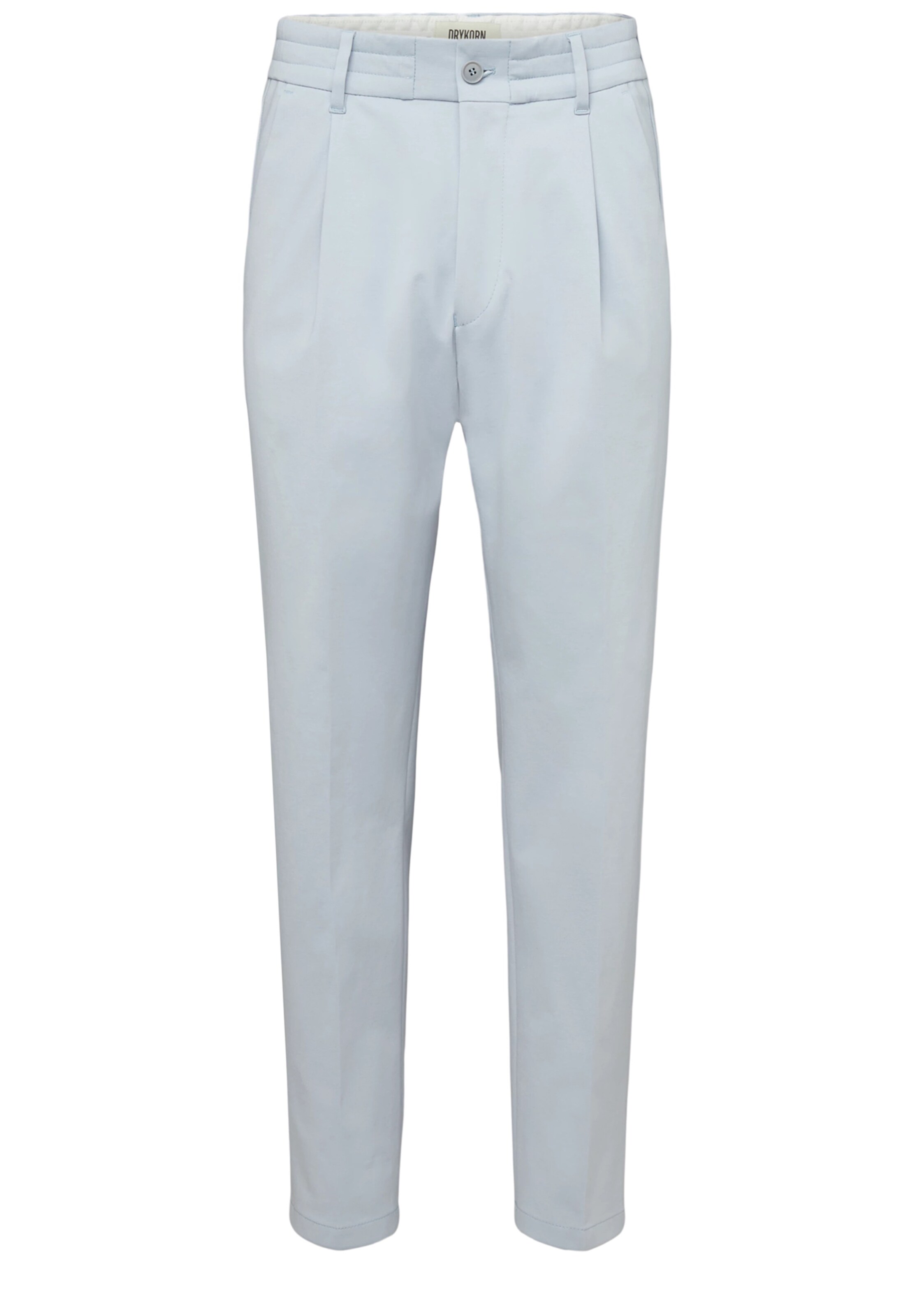 DRYKORN Regular Pleat-Front Pants 'Chasy' in Blue: front