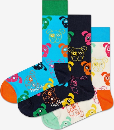 Happy Socks Calcetines 'Bavaria Edition' en aqua / coral / negro / blanco, Vista del producto